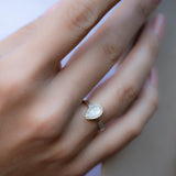 Moonstone Ring ~Sterling Silver 925 ~ MR206 - Maresia Jewelry