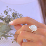 Moonstone Ring ~Sterling Silver 925 ~ MR219 - Maresia Jewelry