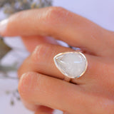 Moonstone Ring ~Sterling Silver 925 ~ MR219 - Maresia Jewelry