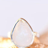 Moonstone Ring ~Sterling Silver 925 ~ MR219 - Maresia Jewelry
