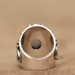 Moonstone Ring ~ June Birthstone ~ Sterling Silver 925 ~ Gemstone ~ Jewelry ~ Statement ~ Boho ~ Handmade ~ Bohemian ~Hippie ~Detailed MR268