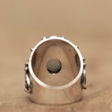 Moonstone Ring ~ June Birthstone ~ Sterling Silver 925 ~ Gemstone ~ Jewelry ~ Statement ~ Boho ~ Handmade ~ Bohemian ~Hippie ~Detailed MR268