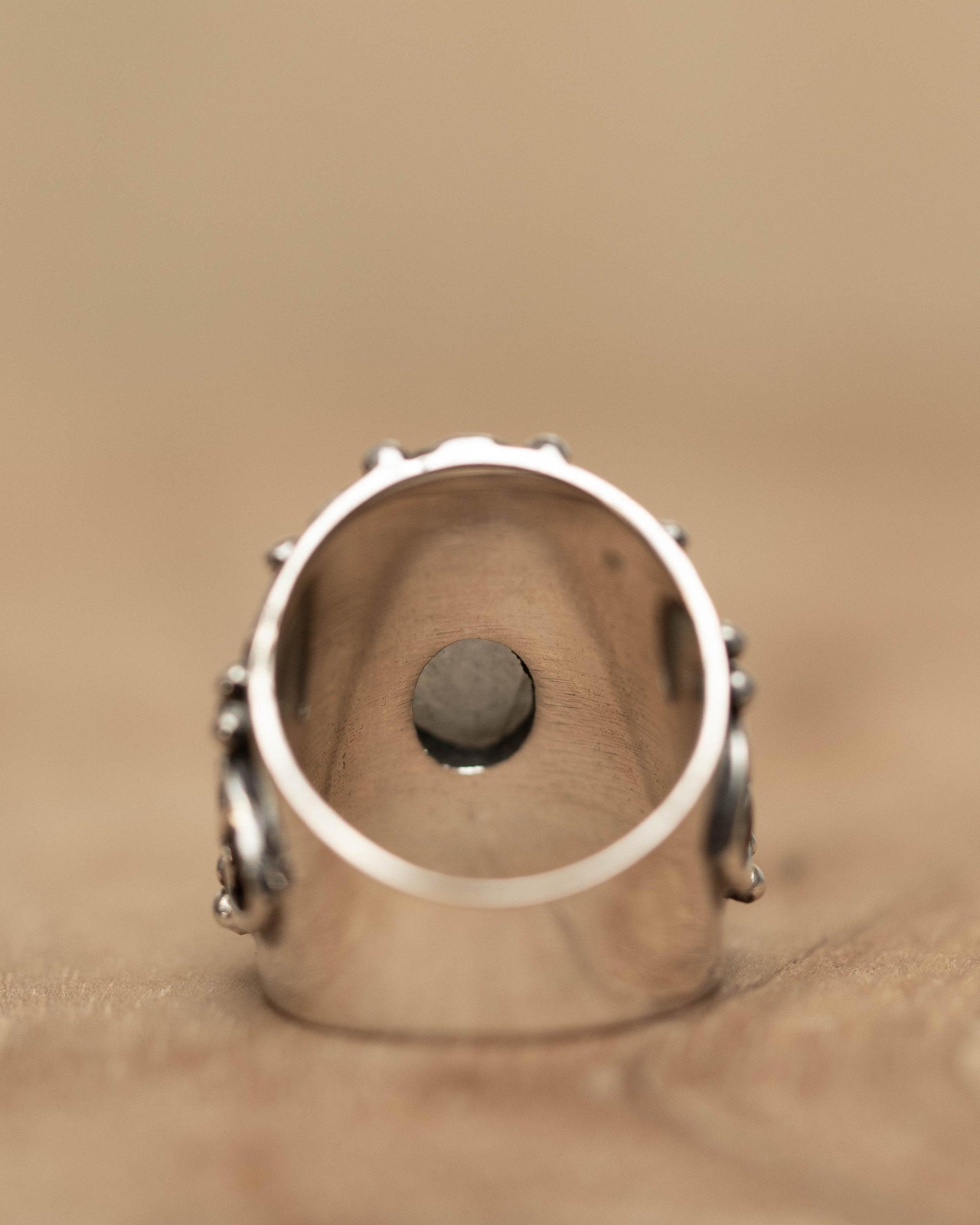 Moonstone Ring ~ June Birthstone ~ Sterling Silver 925 ~ Gemstone ~ Jewelry ~ Statement ~ Boho ~ Handmade ~ Bohemian ~Hippie ~Detailed MR268