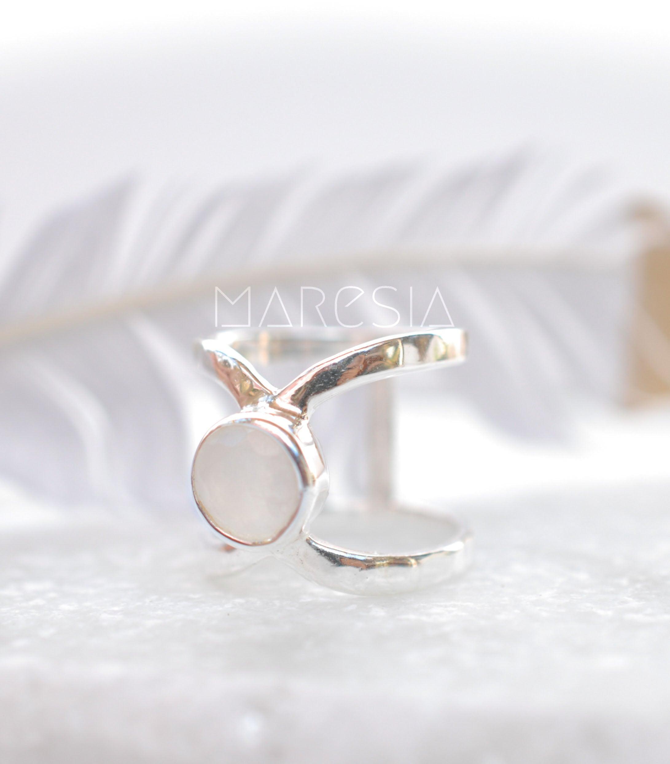 Moonstone ~ Sterling Silver 925 ~ MR002 - Maresia Jewelry