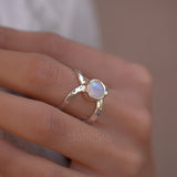 Moonstone ~ Sterling Silver 925 ~ MR002 - Maresia Jewelry