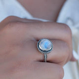 Moonstone ~ Sterling Silver 925 ~MR018 - Maresia Jewelry