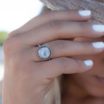 Moonstone ~ Sterling Silver 925 ~MR018 - Maresia Jewelry