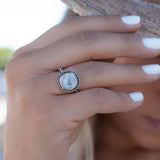 Moonstone ~ Sterling Silver 925 ~MR018 - Maresia Jewelry