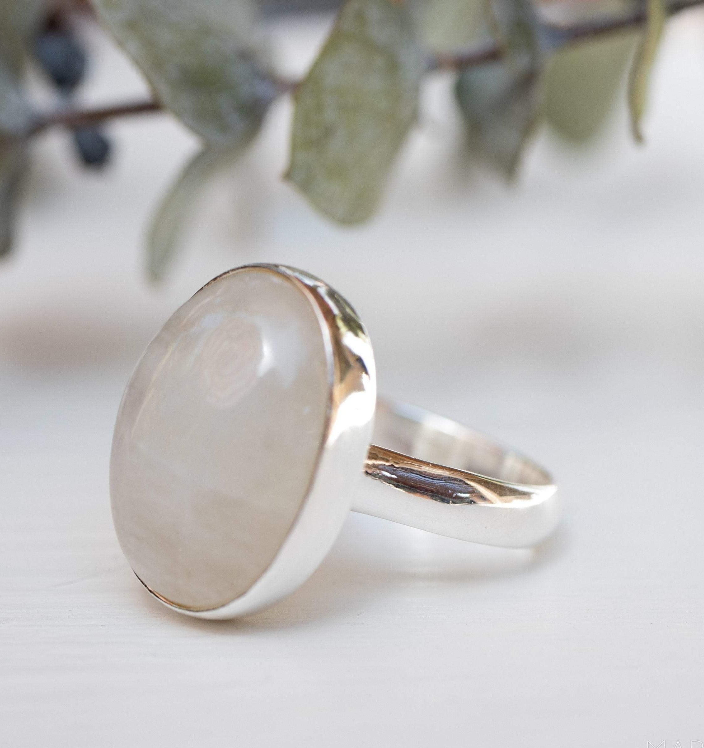 Moonstone ~ Sterling Silver 925 ~MR105A - Maresia Jewelry