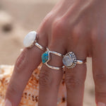 Moonstone ~ Sterling Silver 925 ~MR105A - Maresia Jewelry