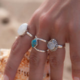 Moonstone ~ Sterling Silver 925 ~MR105A - Maresia Jewelry