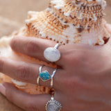 Moonstone ~ Sterling Silver 925 ~MR105A - Maresia Jewelry