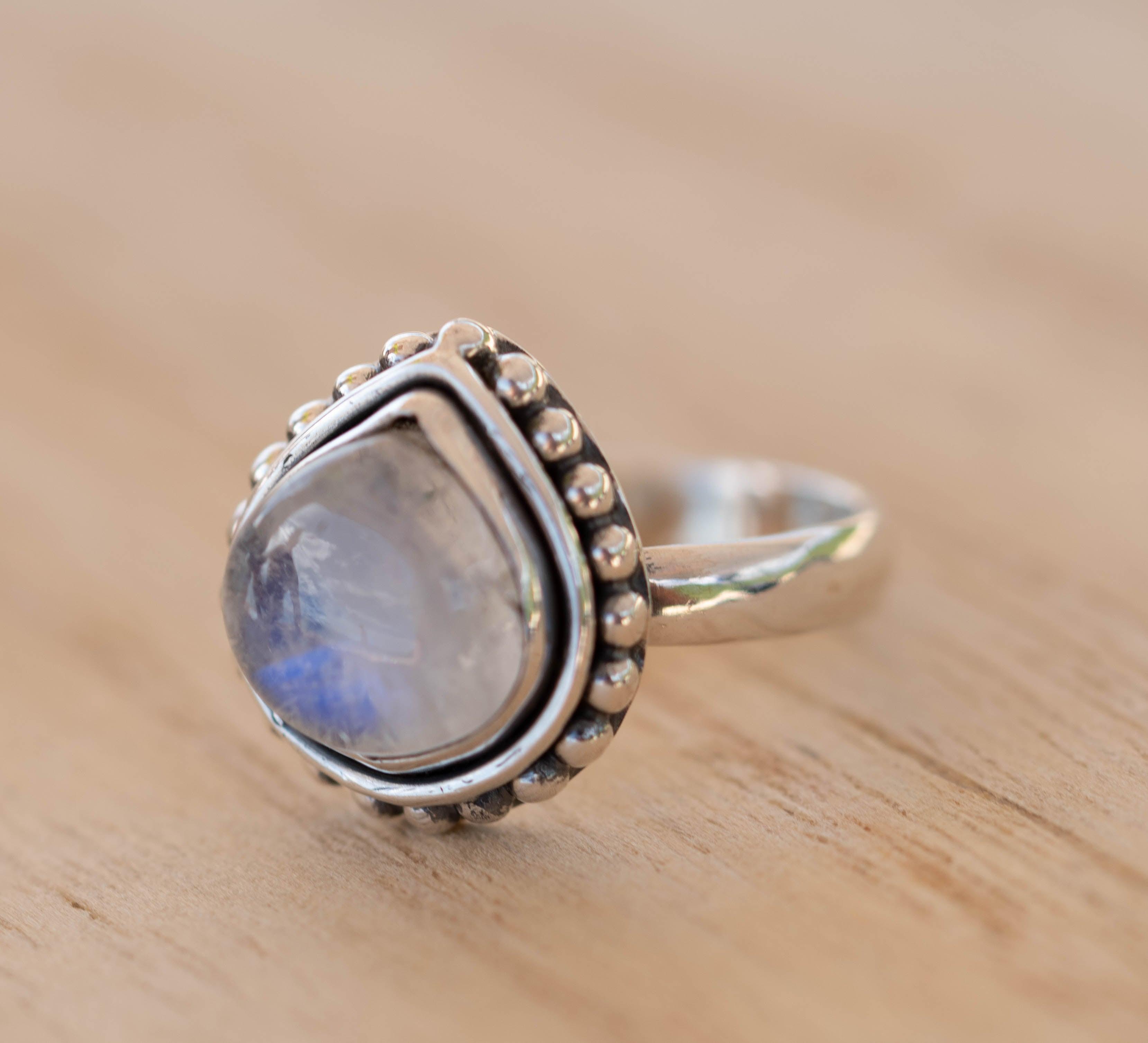 Moonstone ~ Sterling Silver 925 ~MR134 - Maresia Jewelry