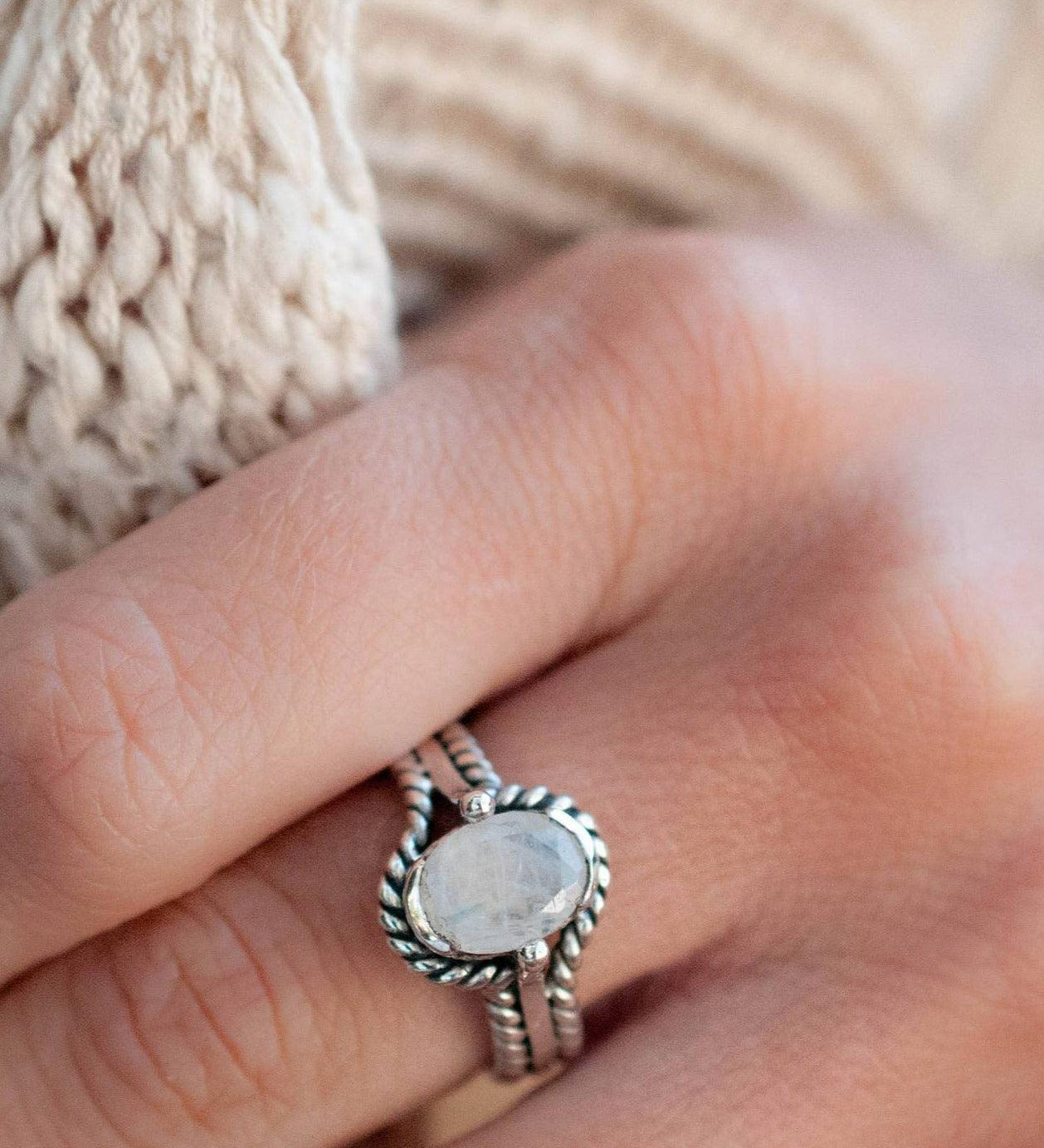 Moonstone ~ Sterling Silver 925 ~MR170 - Maresia Jewelry