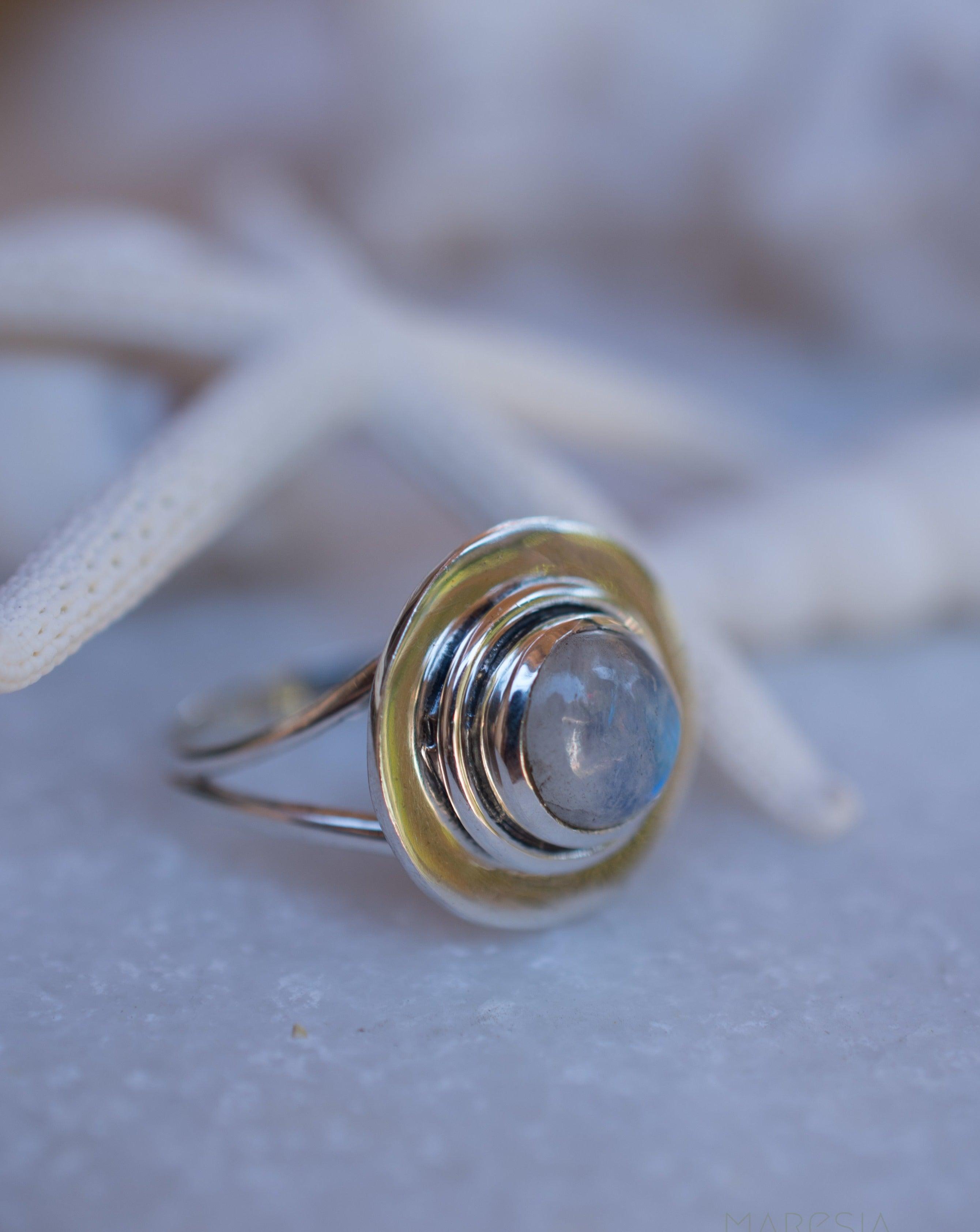 Moonstone ~ Sterling Silver 925 ~ MR173 - Maresia Jewelry