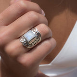 Moonstone ~ Sterling Silver 925 ~MR194 - Maresia Jewelry