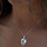 Labradorite, Aqua Chalcedony, Rose Quartz, Moonstone ~ Tear Drop ~ Sterling Silver ~ Charm ~ Layered ~ minimalist ~ delicate MP013