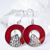 Mother of Pearl or Coral Earrings ~ Sterling Silver 925 ~ SME063 - Maresia Jewelry