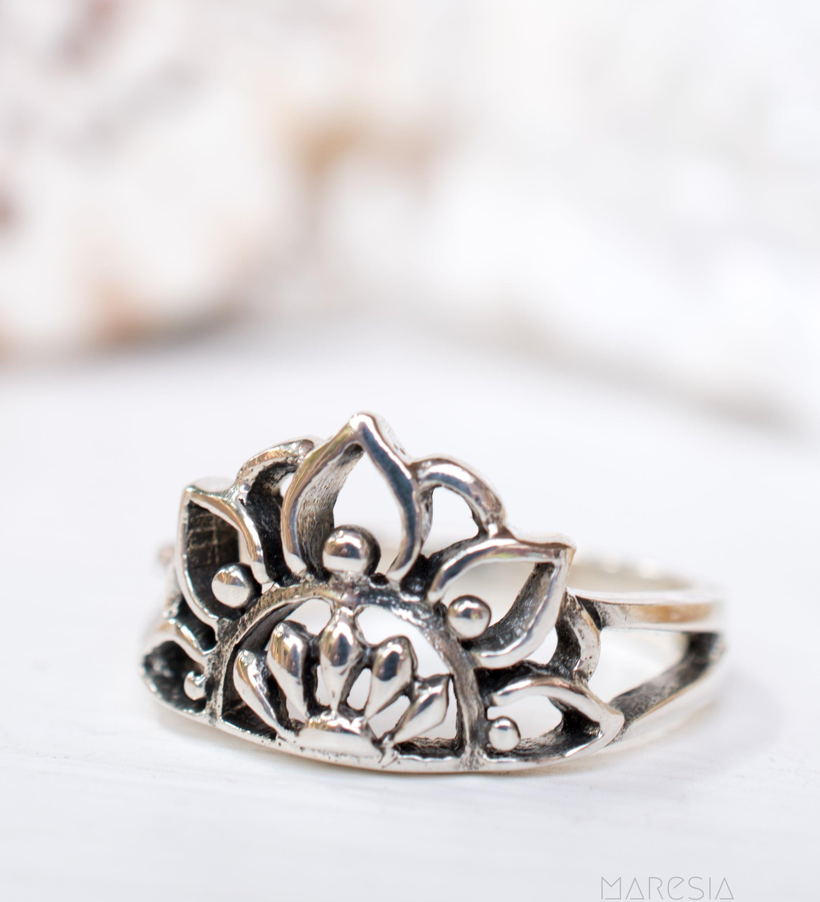 Nayla Ring~ Sterling Silver 925~ SMR020 - Maresia Jewelry