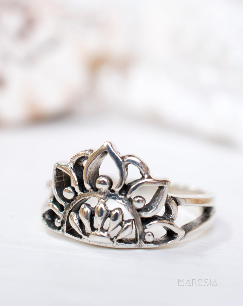 Nayla Ring~ Sterling Silver 925~ SMR020 - Maresia Jewelry