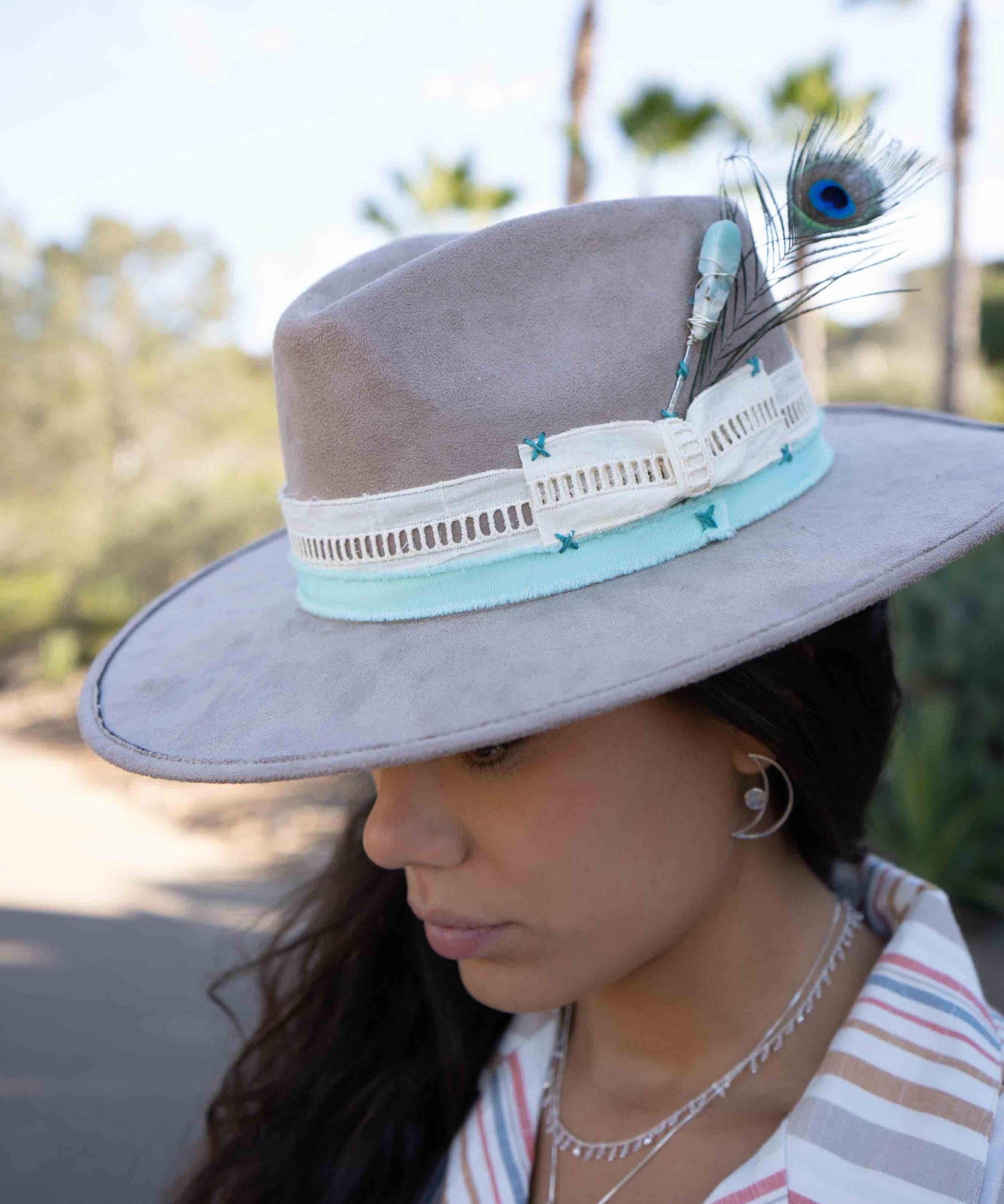 Neblon Hat ~ One of a kind ~ MH006 - Maresia Jewelry