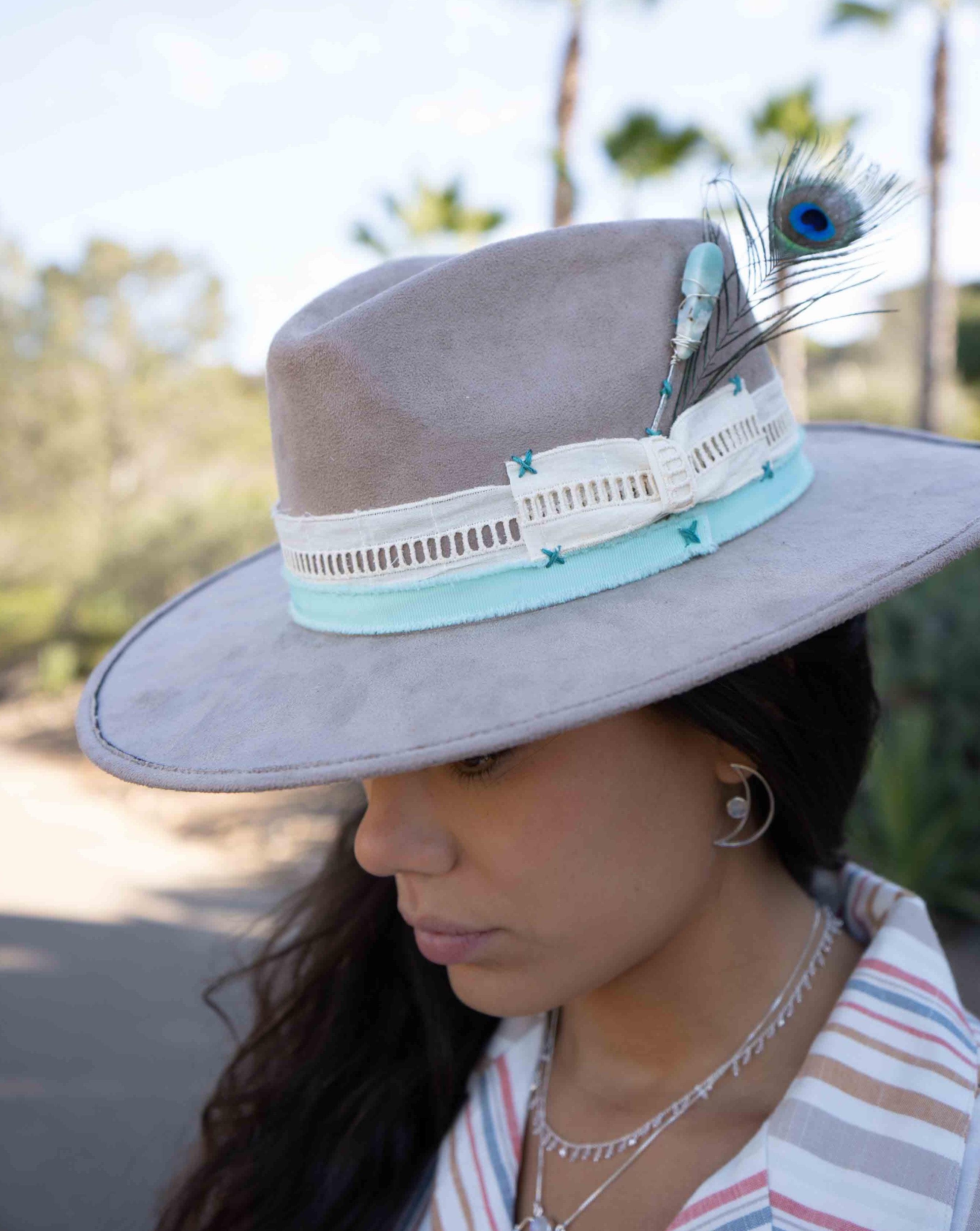 Neblon Hat ~ One of a kind ~ MH006 - Maresia Jewelry