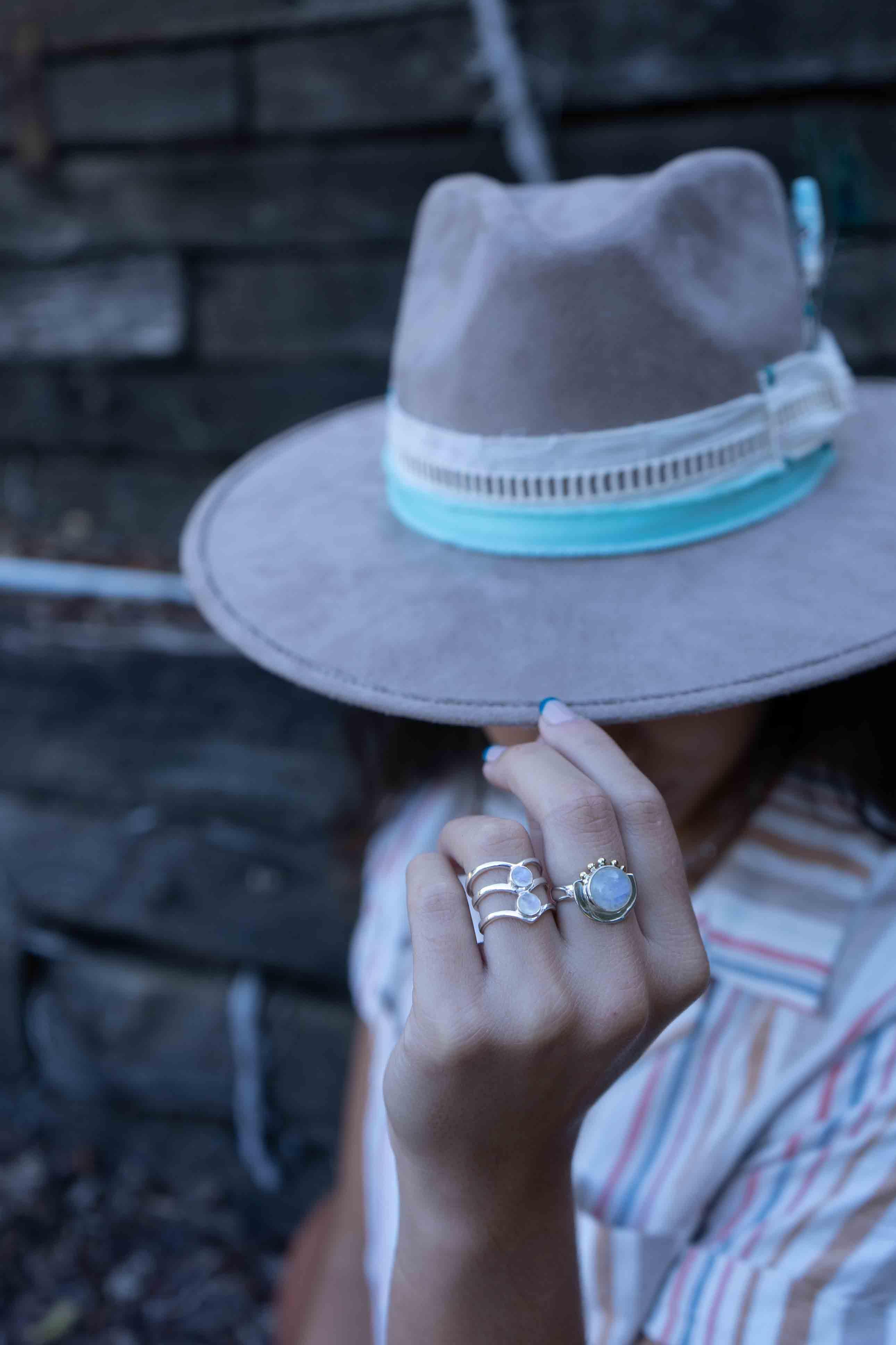 Neblon Hat ~ One of a kind ~ MH006 - Maresia Jewelry