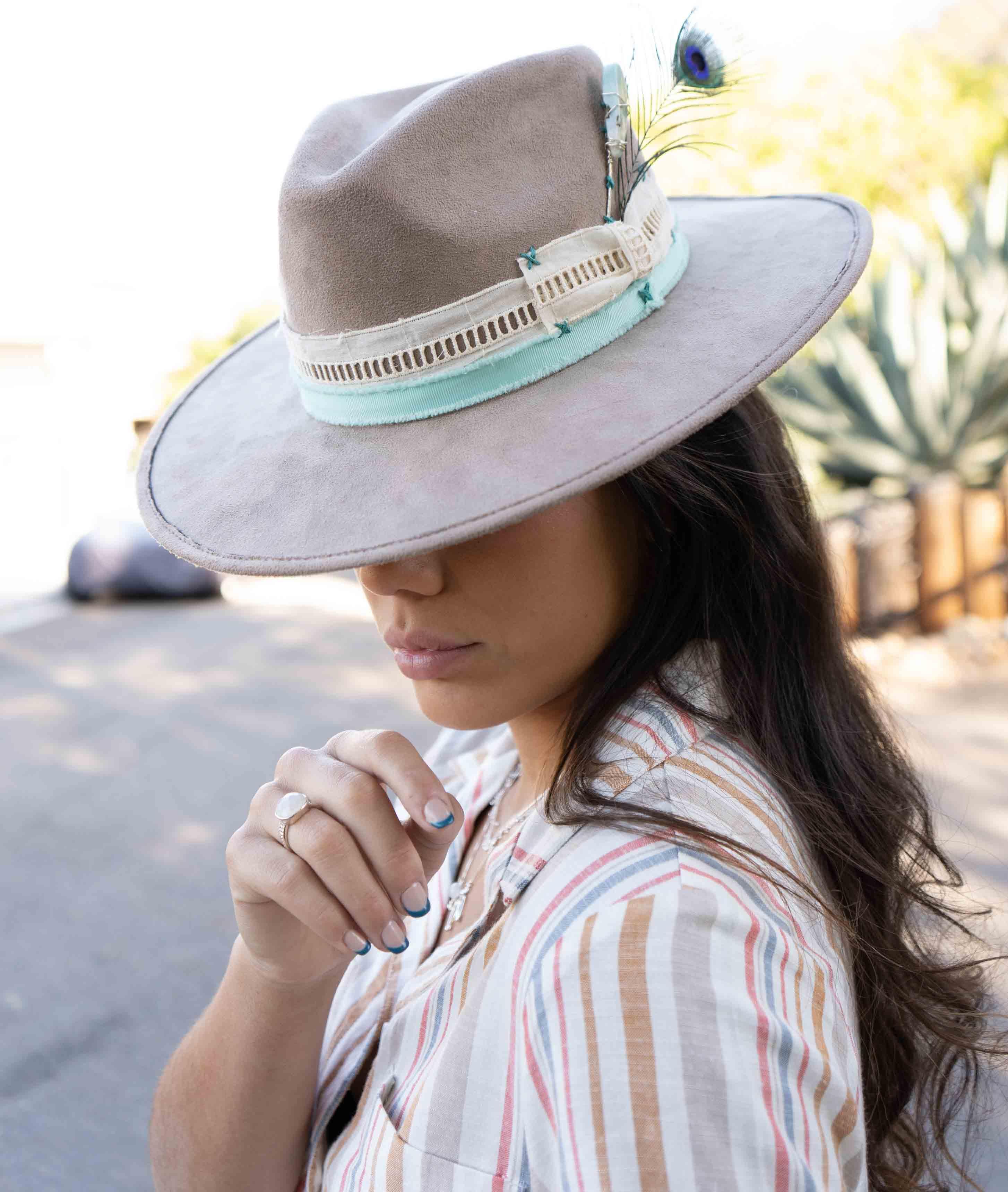 Neblon Hat ~ One of a kind ~ MH006 - Maresia Jewelry