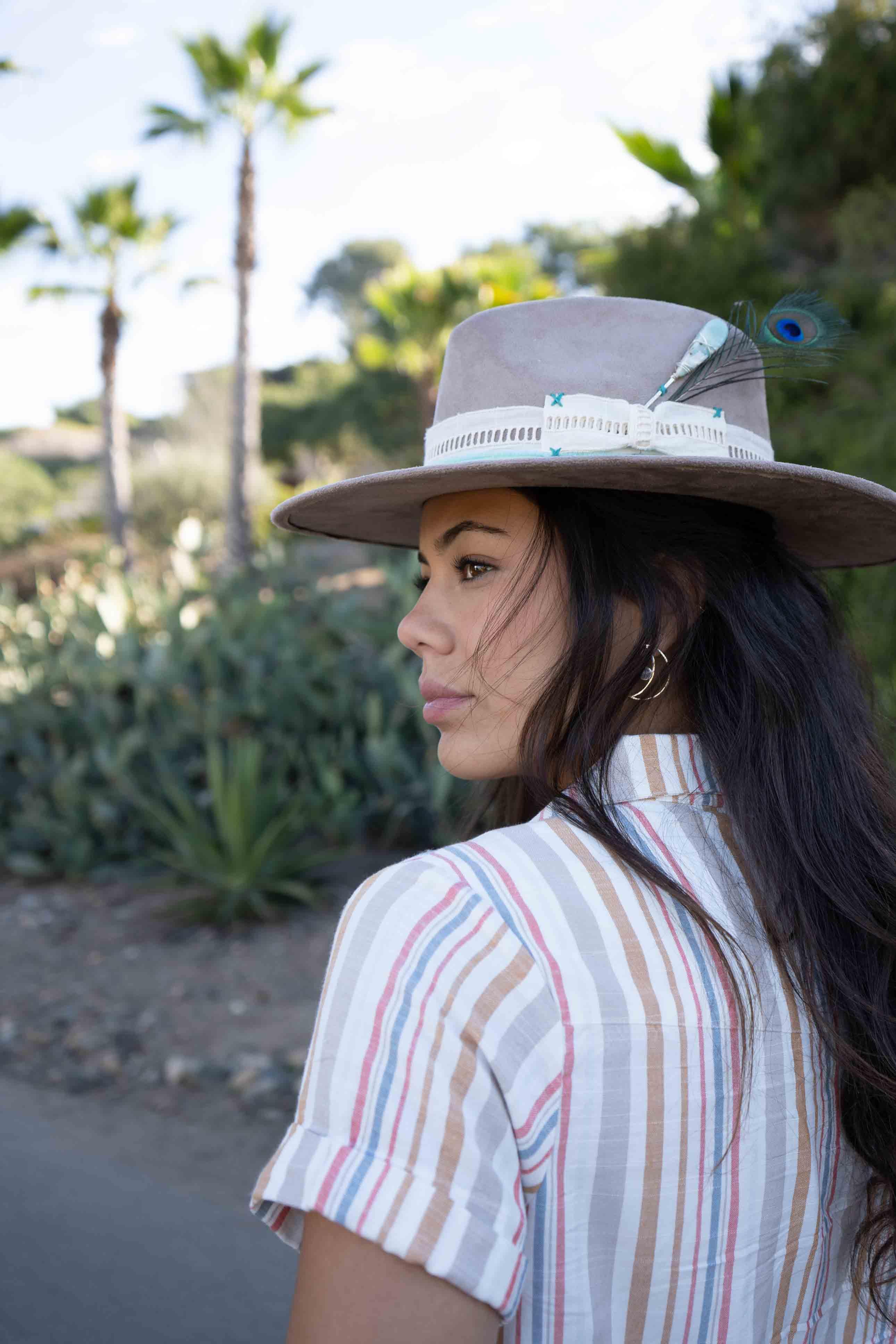 Neblon Hat ~ One of a kind ~ MH006 - Maresia Jewelry