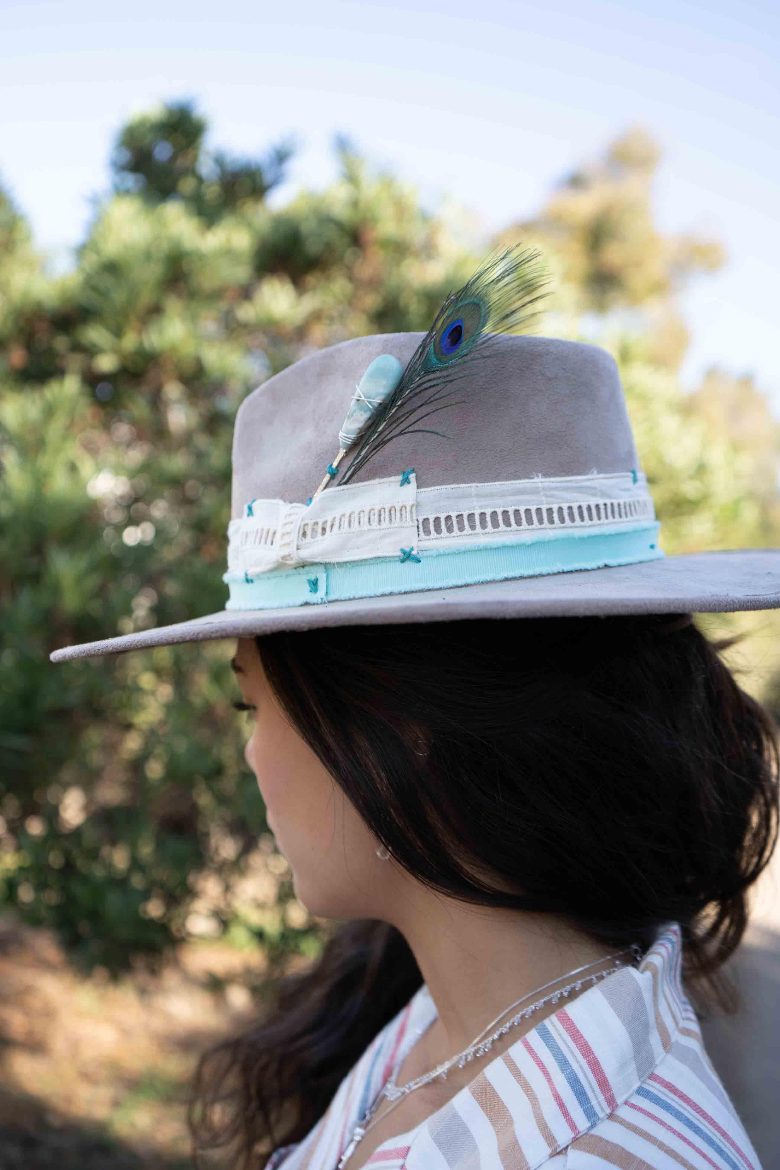 Neblon Hat ~ One of a kind ~ MH006 - Maresia Jewelry