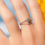 Palm Tree Ring ~ Sterling Silver 925 ~ Jewelry ~ Thin Band ~ Basic ~ Casual ~ Everyday ~ Bohemian ~ Hippie ~Boho ~California~ MR244