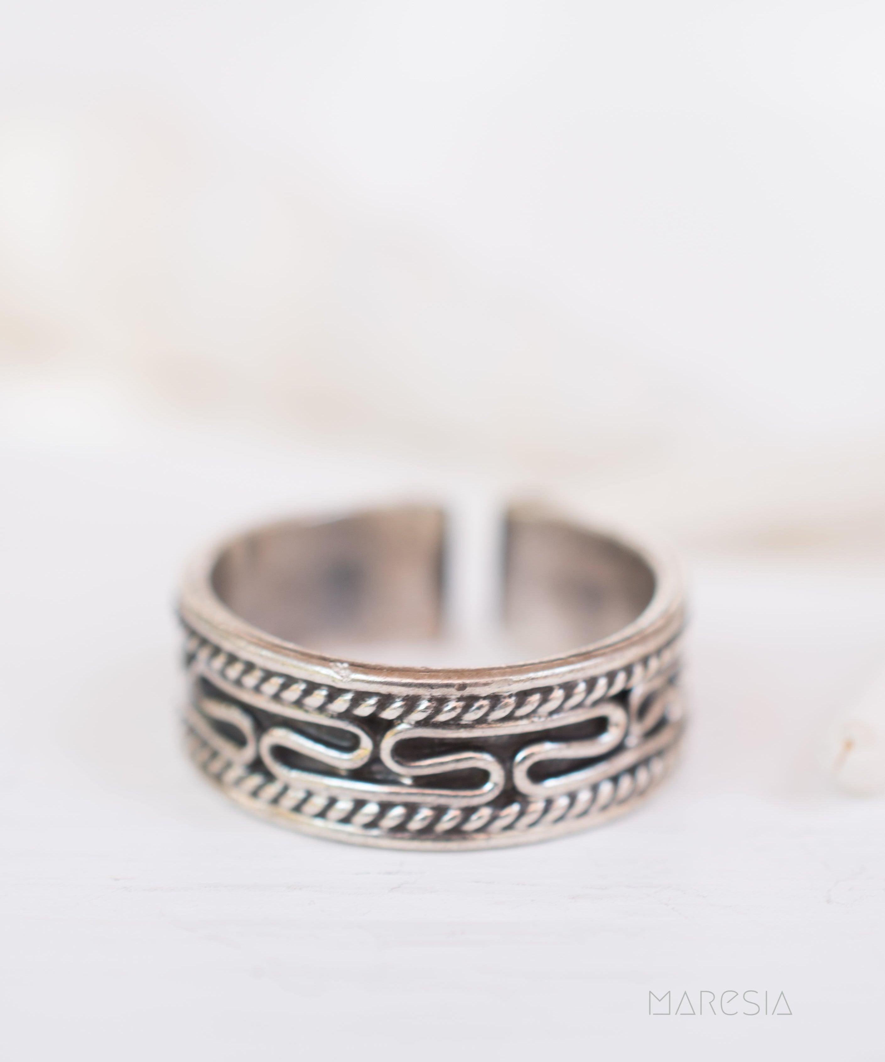 PB Ring ~ Sterling Silver 925~ SMR086 - Maresia Jewelry