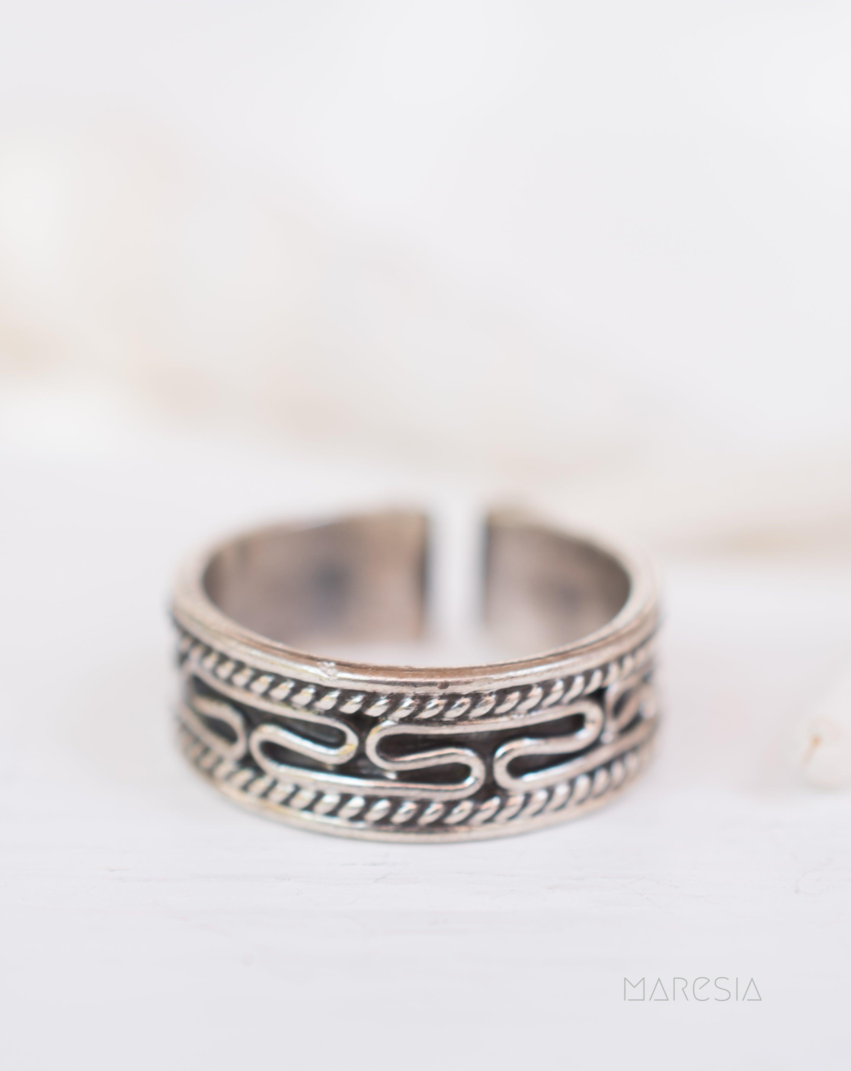 PB Ring ~ Sterling Silver 925~ SMR086 - Maresia Jewelry