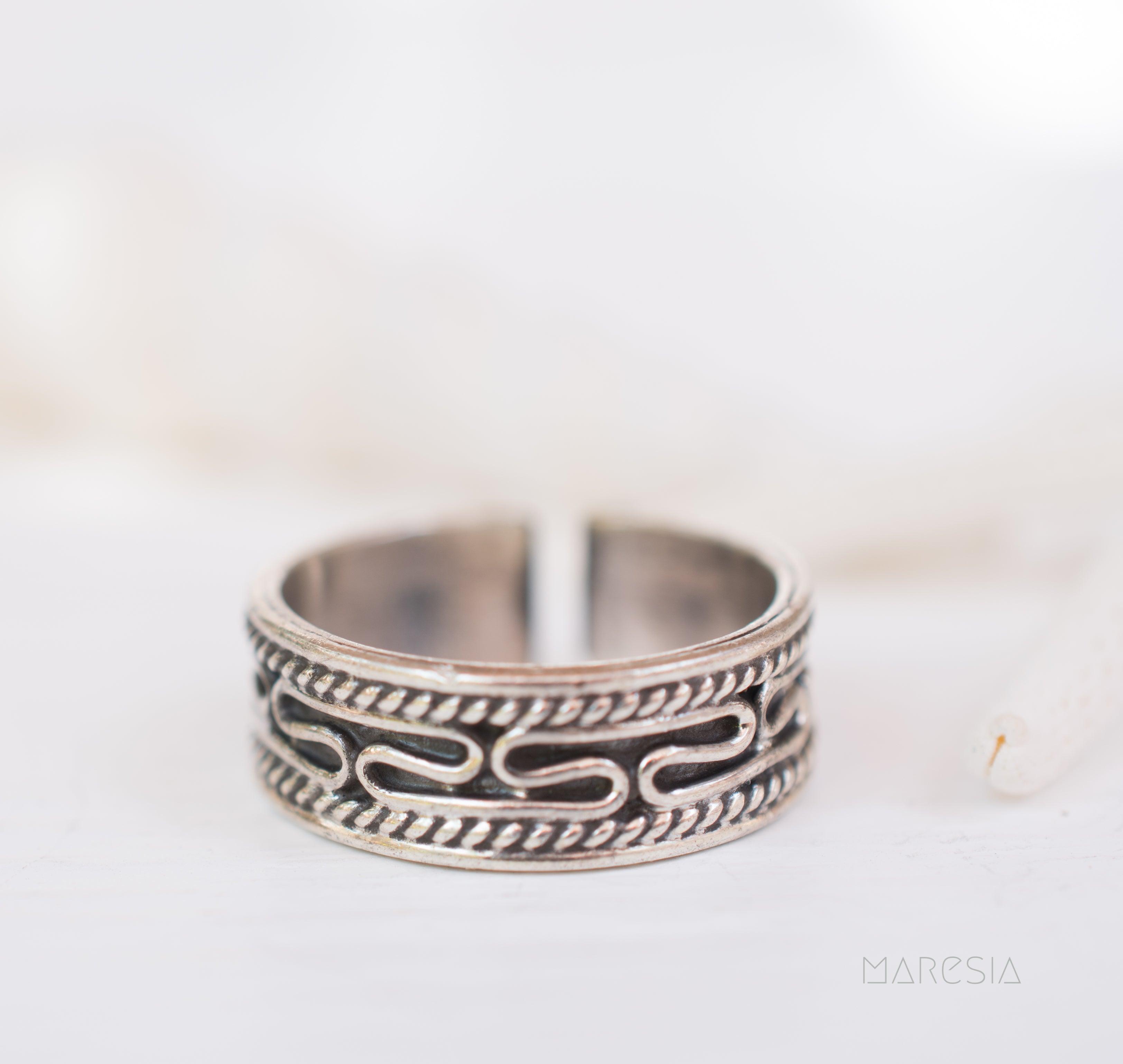 PB Ring ~ Sterling Silver 925~ SMR086 - Maresia Jewelry