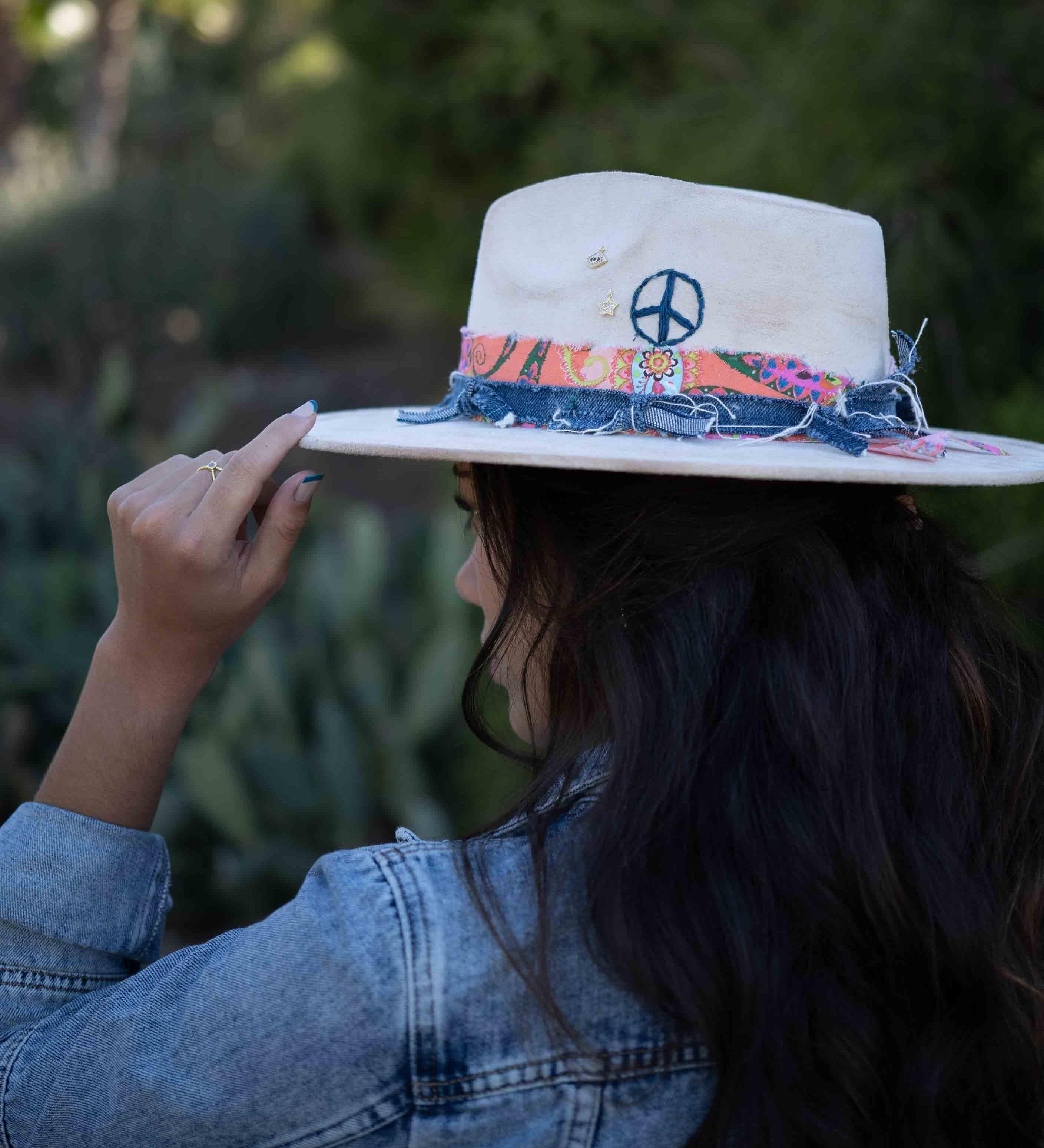 Peace Hat - One of a kind - Maresia Jewelry