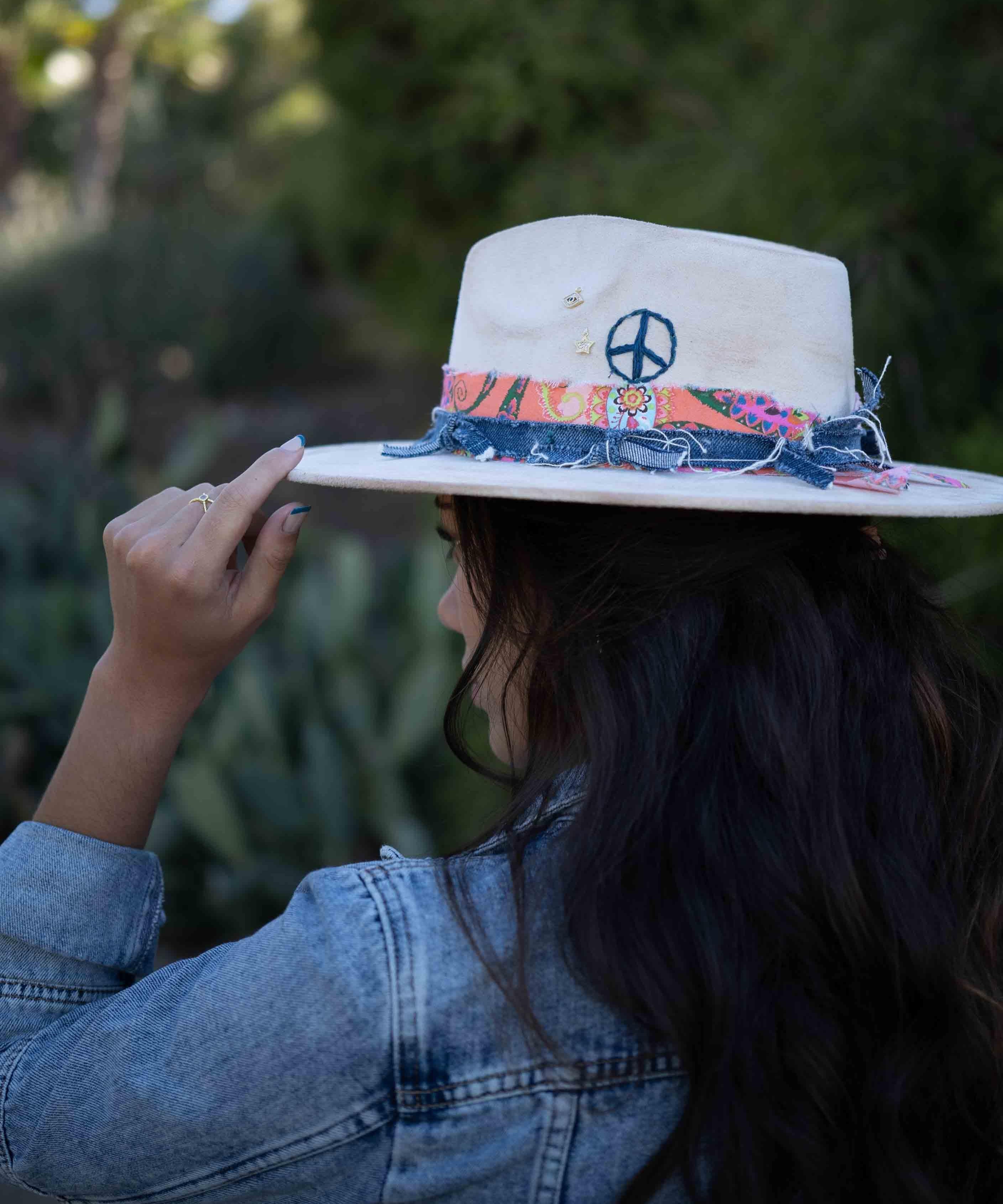 Peace Hat - One of a kind - Maresia Jewelry
