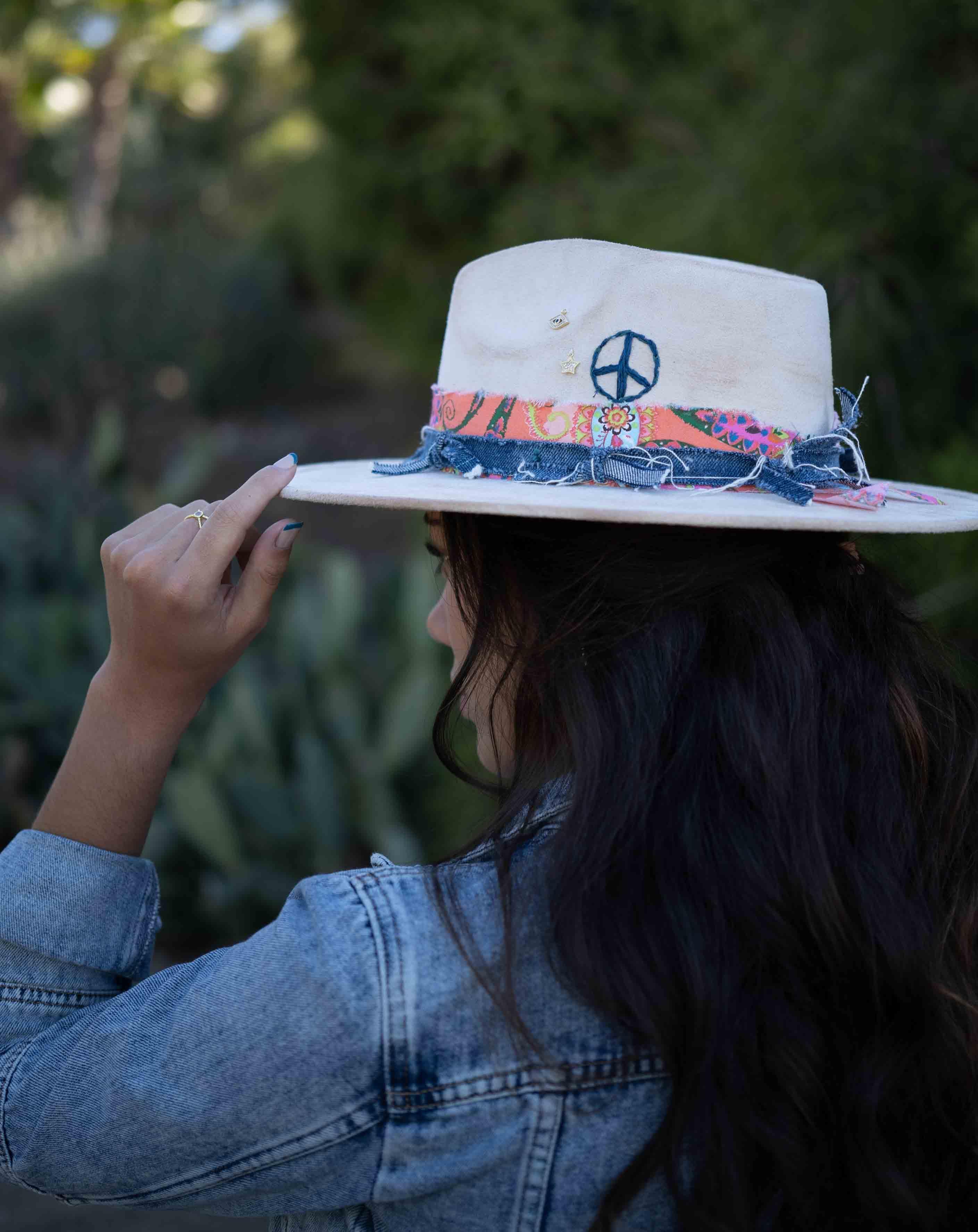Peace Hat - One of a kind - Maresia Jewelry