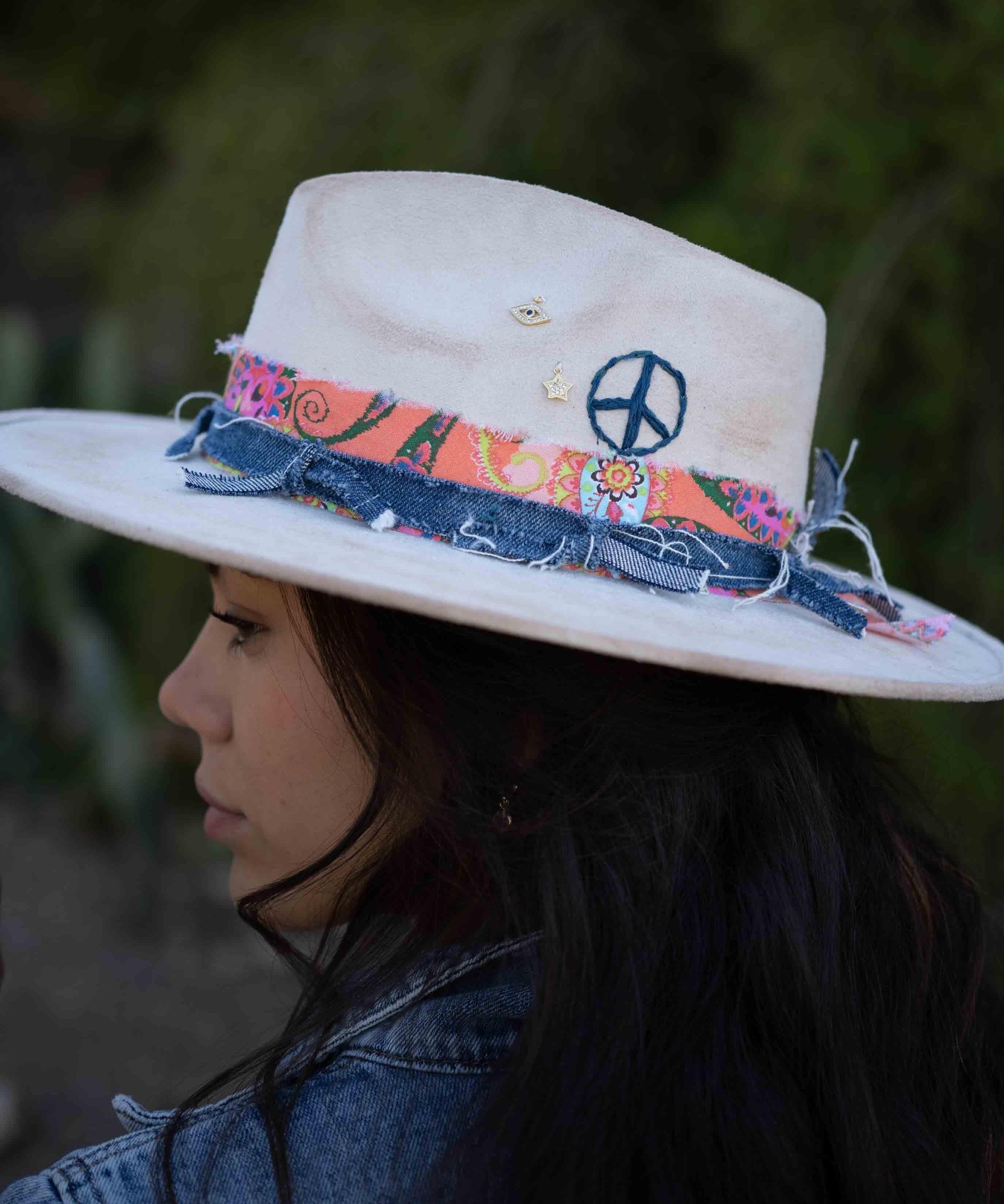 Peace Hat - One of a kind - Maresia Jewelry
