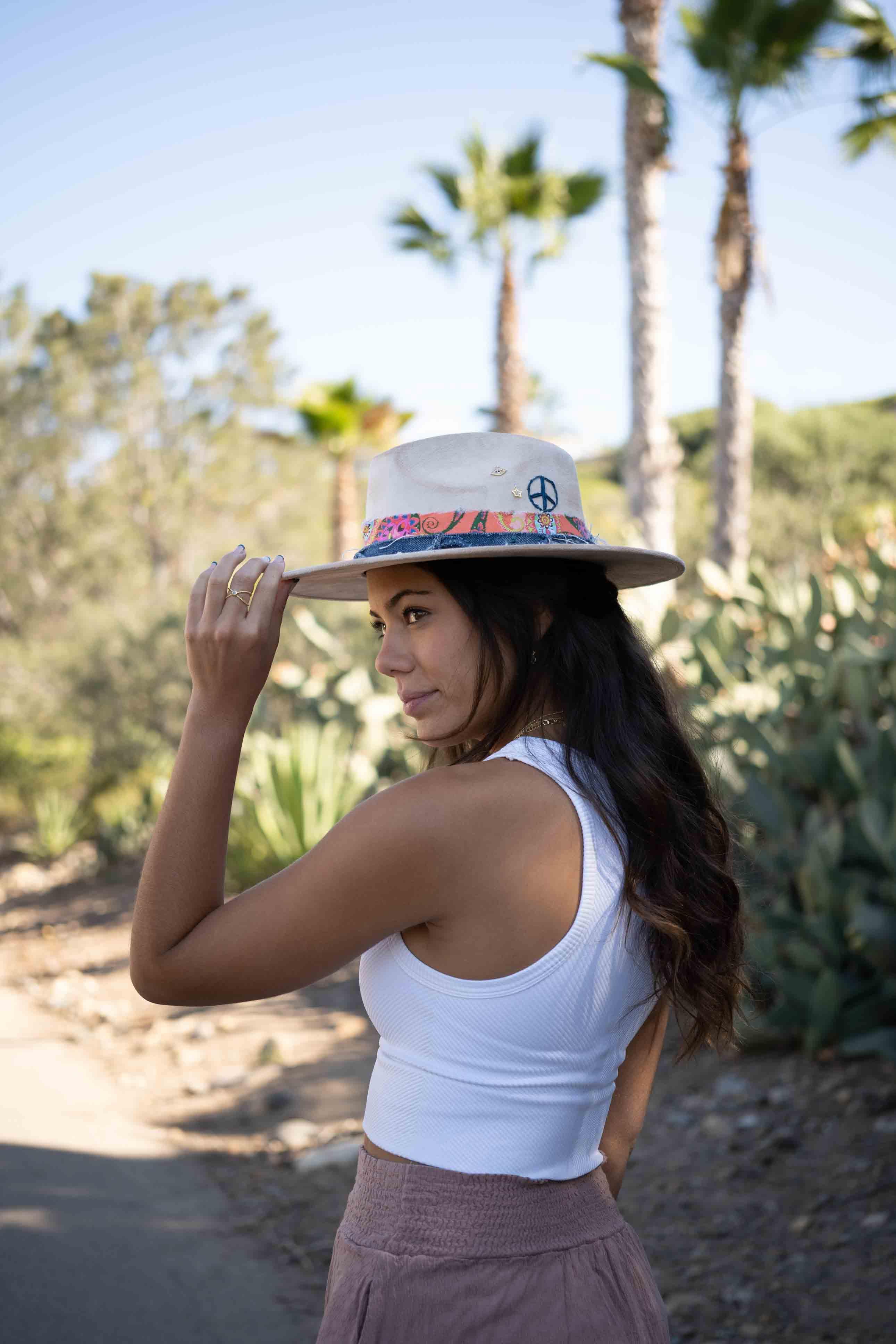 Peace Hat - One of a kind - Maresia Jewelry