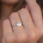 Peace Ring~ Sterling Silver 925~ SMR036 - Maresia Jewelry