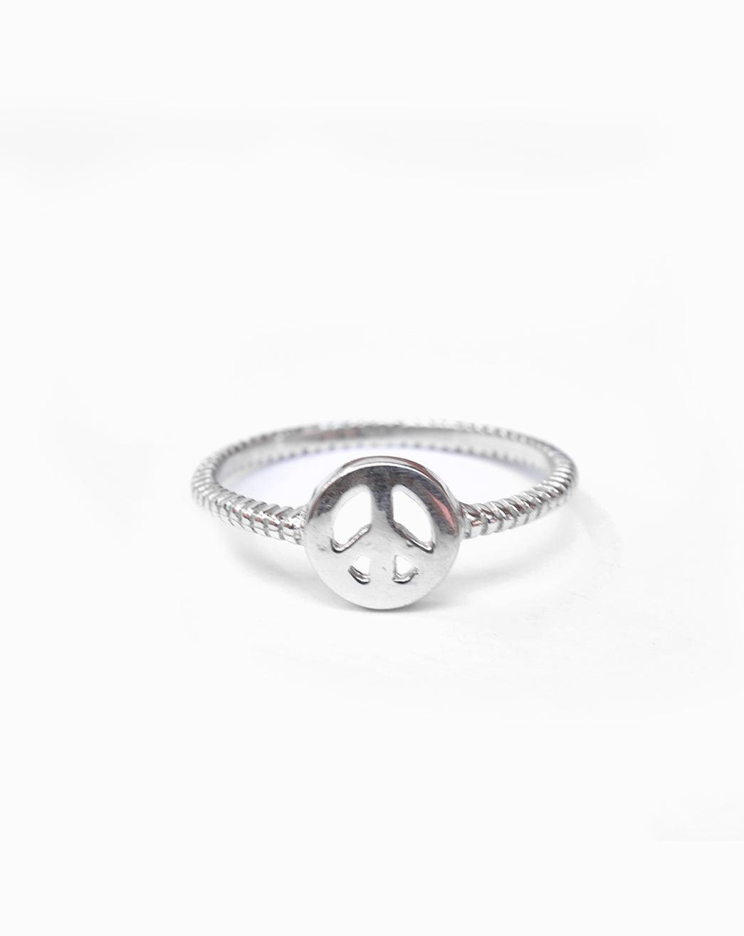 Peace Ring~ Sterling Silver 925~ SMR036 - Maresia Jewelry