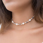 Pearl Choker Necklace ~ Gold Filled or Sterling Silver 925~ MN017 - Maresia Jewelry
