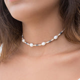 Pearl Choker Necklace ~ Gold Filled or Sterling Silver 925~ MN017 - Maresia Jewelry