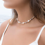 Pearl Choker Necklace ~ Gold Filled or Sterling Silver 925~ MN017 - Maresia Jewelry