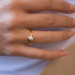 Pearl Gold Ring ~ 18k Gold Plated ~ MR210 - Maresia Jewelry