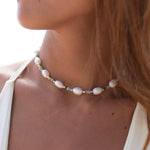 Pearl necklace~ Sterling Silver 925 or Gold Filled ~ Choker ~ Jewelry ~ Gift For Her ~ Minimalist~ Handmade - MN0