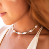 Pearl necklace~ Sterling Silver 925 or Gold Filled ~ Choker ~ Jewelry ~ Gift For Her ~ Minimalist~ Handmade - MN0