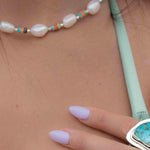 Pearl necklace~ Sterling Silver 925 or Gold Filled ~ Choker ~ Jewelry ~ Gift For Her ~ Minimalist~ Handmade - MN0
