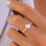 Pearl Ring ~ Delicate ~ Sterling Silver 925 ~ Handmade ~ Gemstone~Statement ~Everyday~ Hippie~Bohemian~Stackable MR242