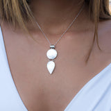 Pendant ~ Abalone or Mother of Pearl ~ Sterling Silver 925 ~SMP007 - Maresia Jewelry